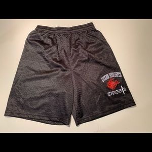 Badger Sport Black Athletic Shorts Youth Medium